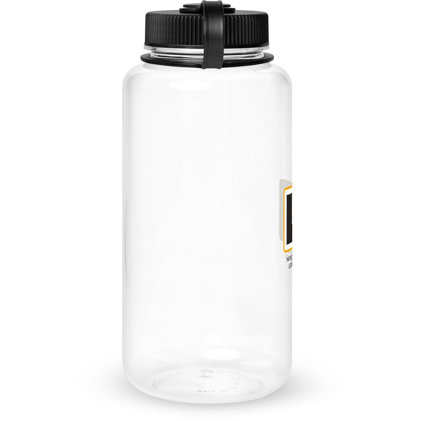 Wide mouth plastic water bottle