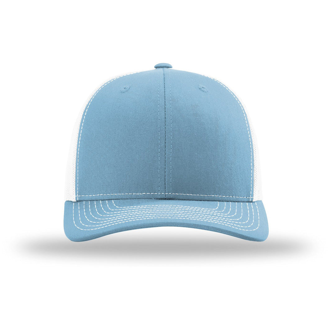 112-Columbia Blue/ White