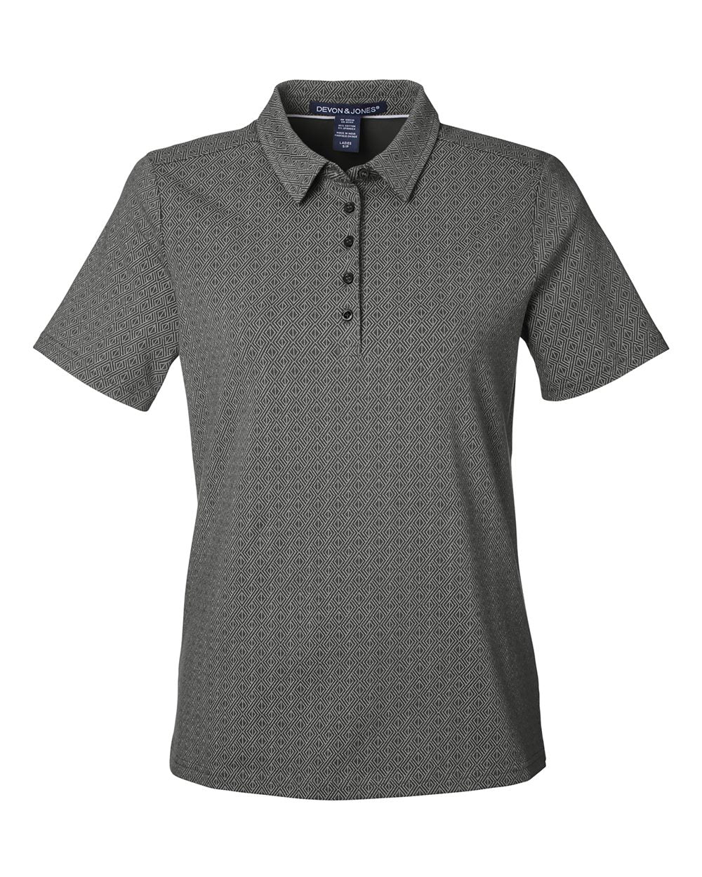Devon & Jones Women's Crownlux Performance® Geo Polo