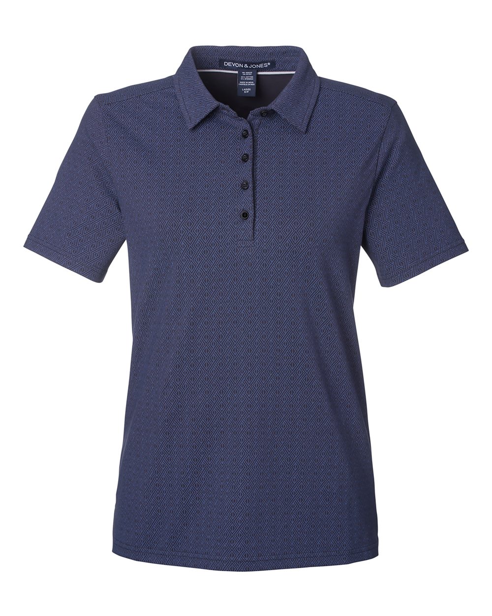 Devon & Jones Women's Crownlux Performance® Geo Polo