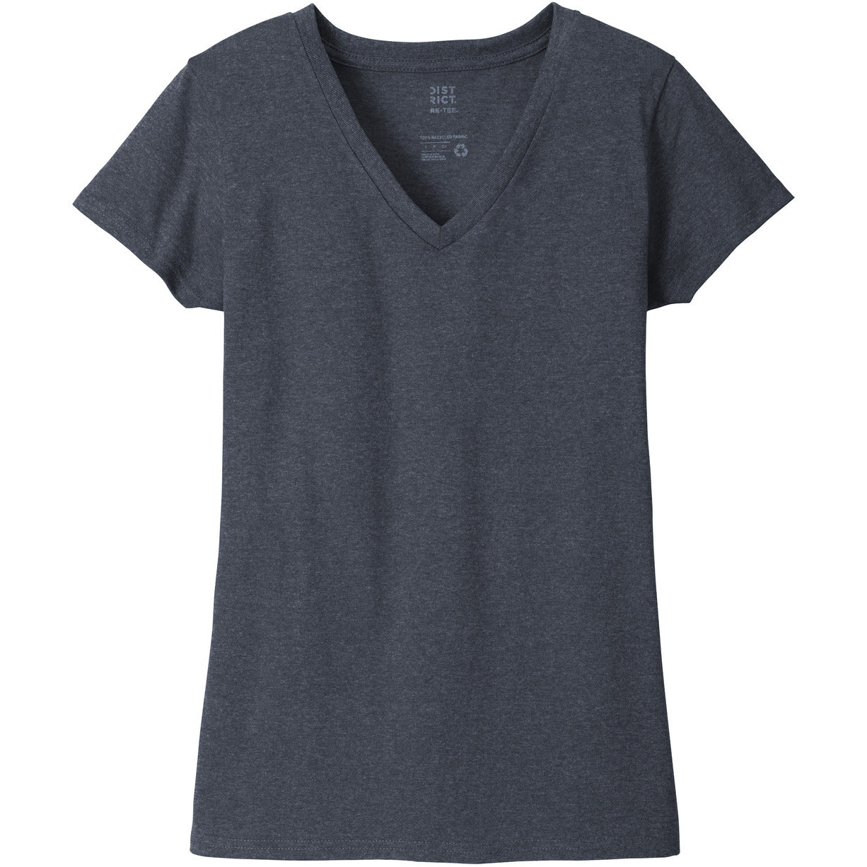 DT8001-Heathered Navy