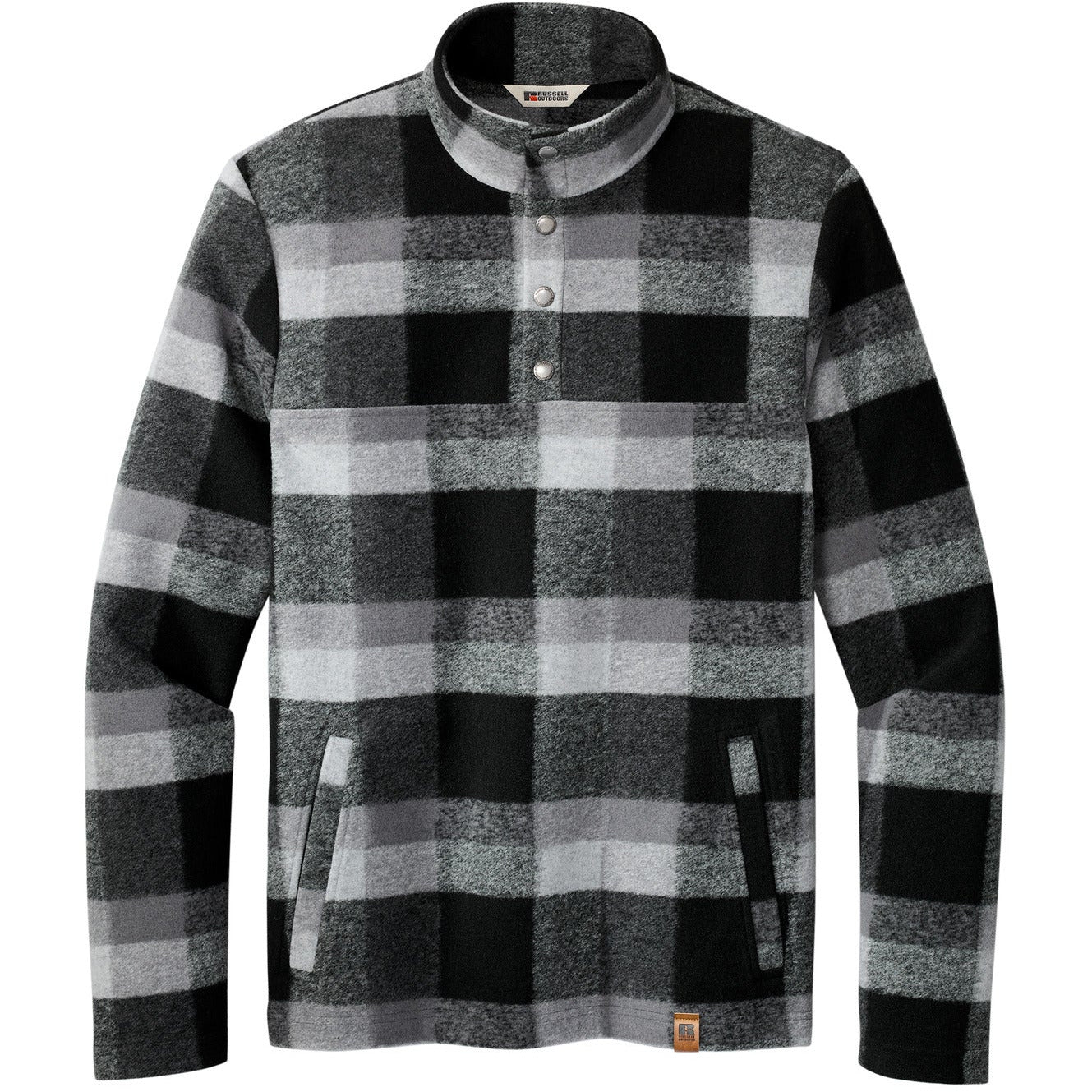 Deep Black Plaid