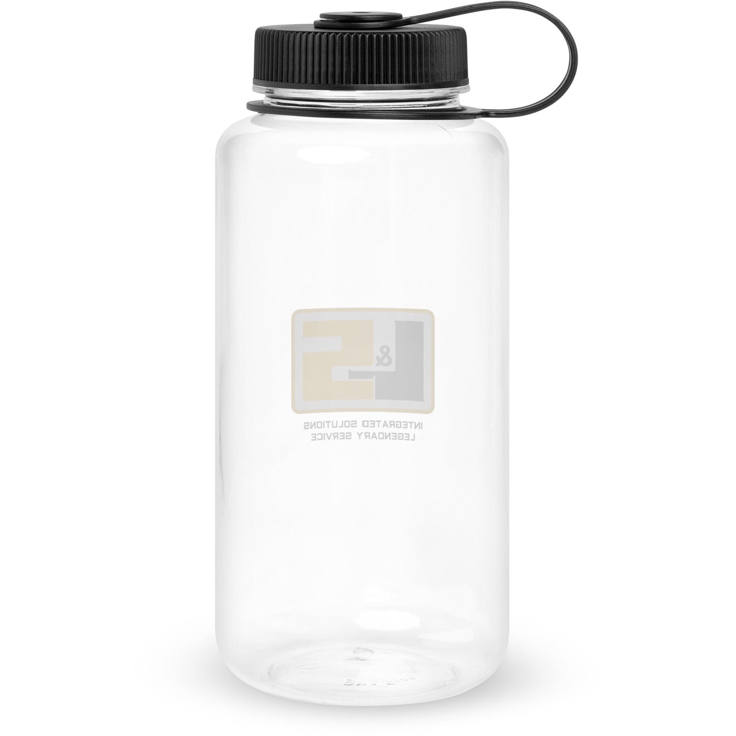 Wide mouth plastic water bottle